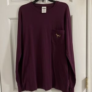 Ladies size extra small Pink Victoria’s Secret long sleeve shirt.